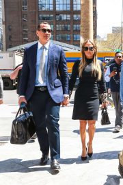 Jennifer Lopez and Alex Rodriguez at the Hudson Yards in NYC