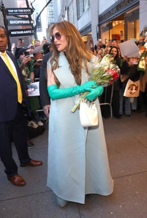 Jennifer Lopez - Arriving at NBC Studios in New York