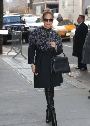 Jennifer Lopez at ABC's 'The View' in New York