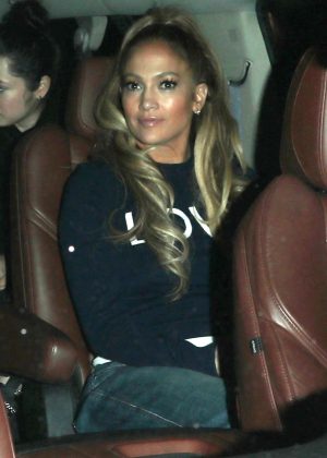 Jennifer Lopez - Leaving Nobu in Los Angeles