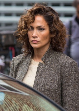 Jennifer Lopez on the Set of 'Shades of Blue' in NYC