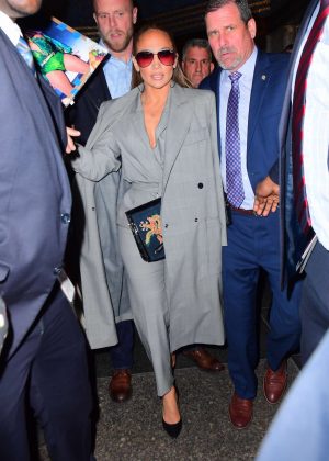 Jennifer Lopez - Outside NBC in New York City