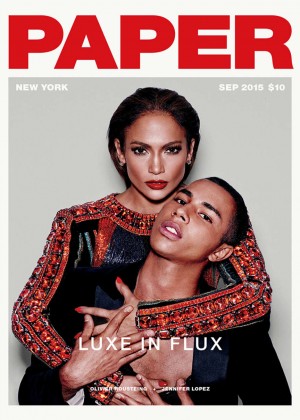 Jennifer Lopez - Paper Magazine Cover (September 2015)