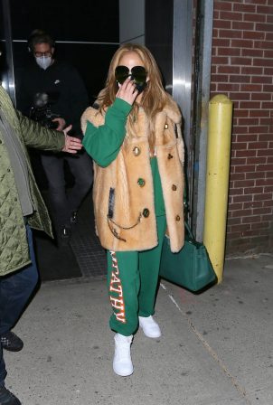 Jennifer Lopez - Seen after her New Year's Eve performance rehearsal in New York