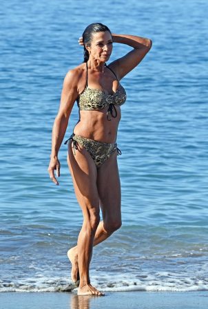 Jenny Powell - In a bikini during a New Year's Holiday in Spain