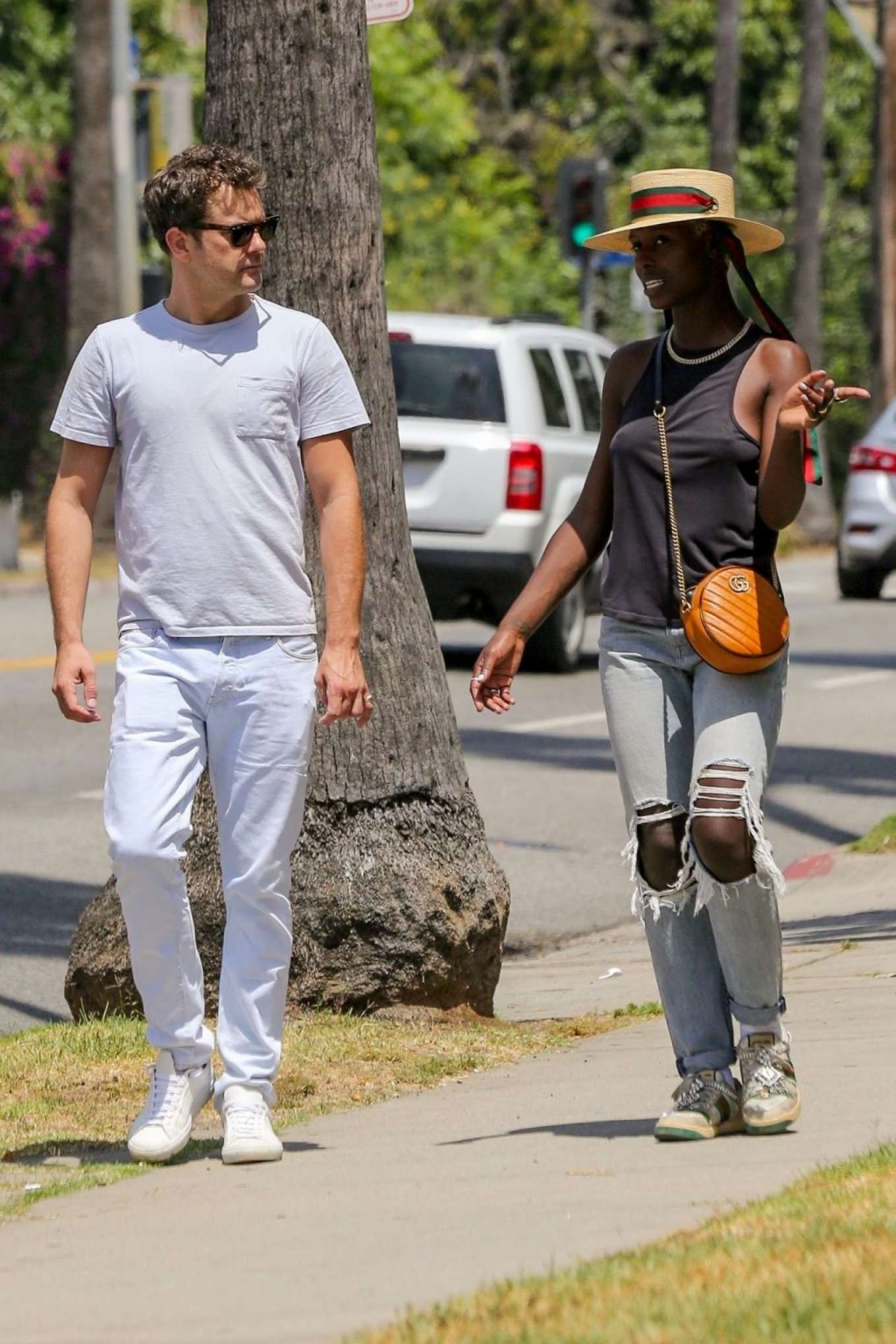 Jodie Turner-Smith in Ripped Jeans-17 | GotCeleb