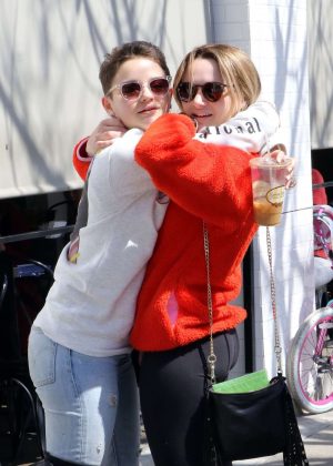 Joey and Hunter King at Joan's on Third in Studio City