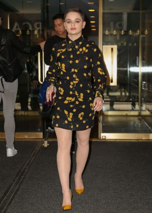 Joey King in Mini Dress – Out in NYC | GotCeleb