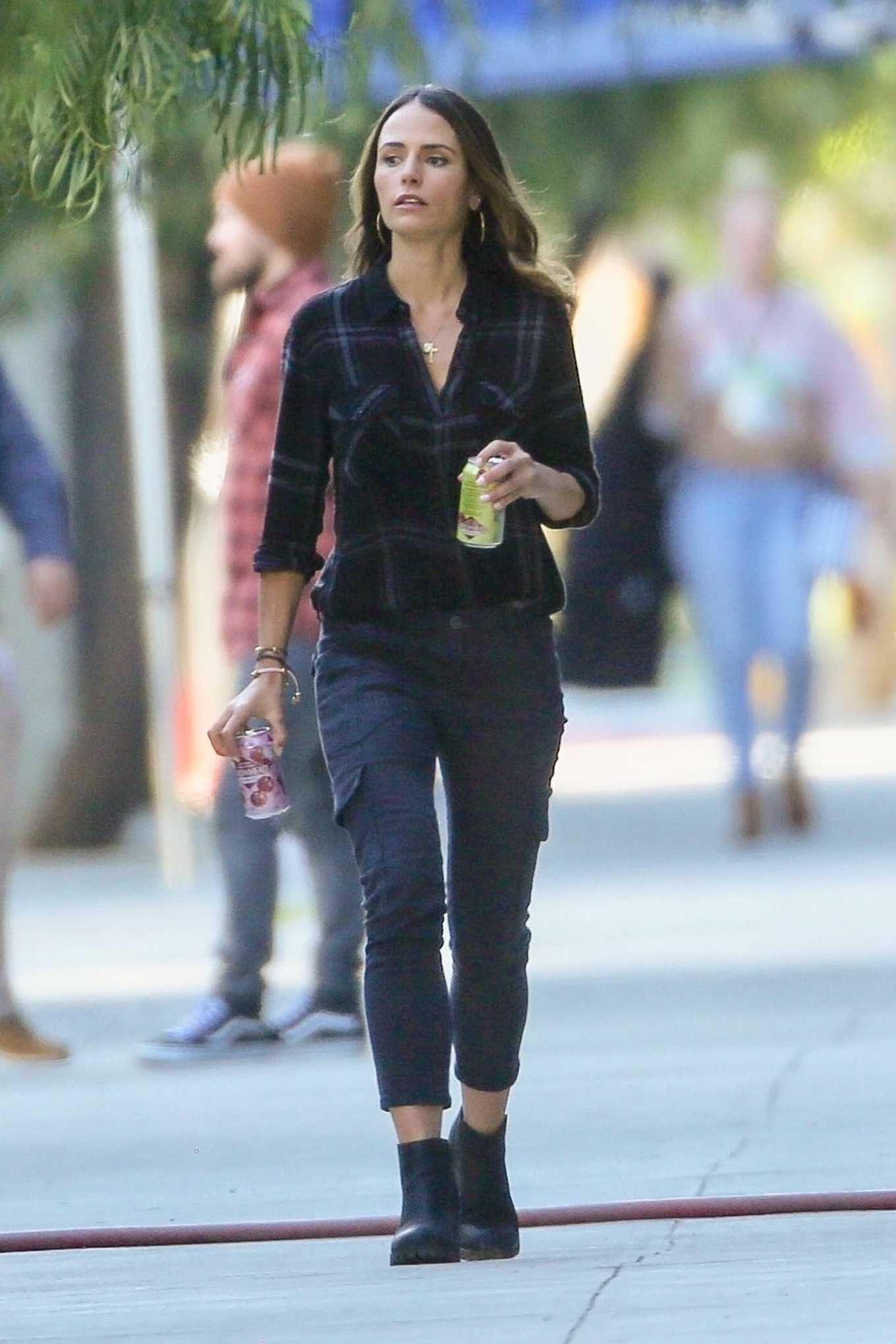 Jordana Brewster â€“ Filming â€˜Fast & Furious 9â€™ Reshoots in Hollywood