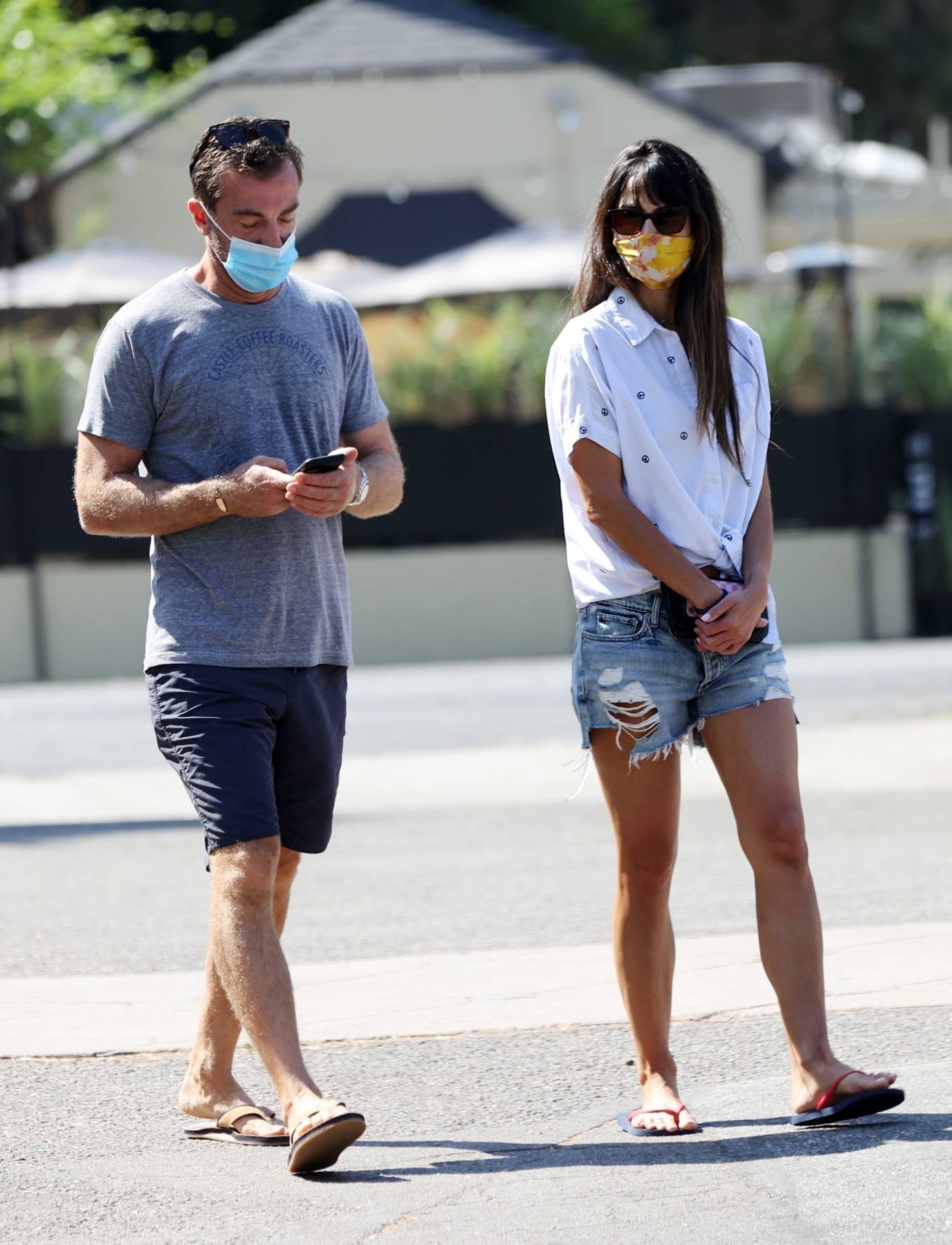 Jordana Brewster – Shopping candids with her boyfriend in Santa Monica