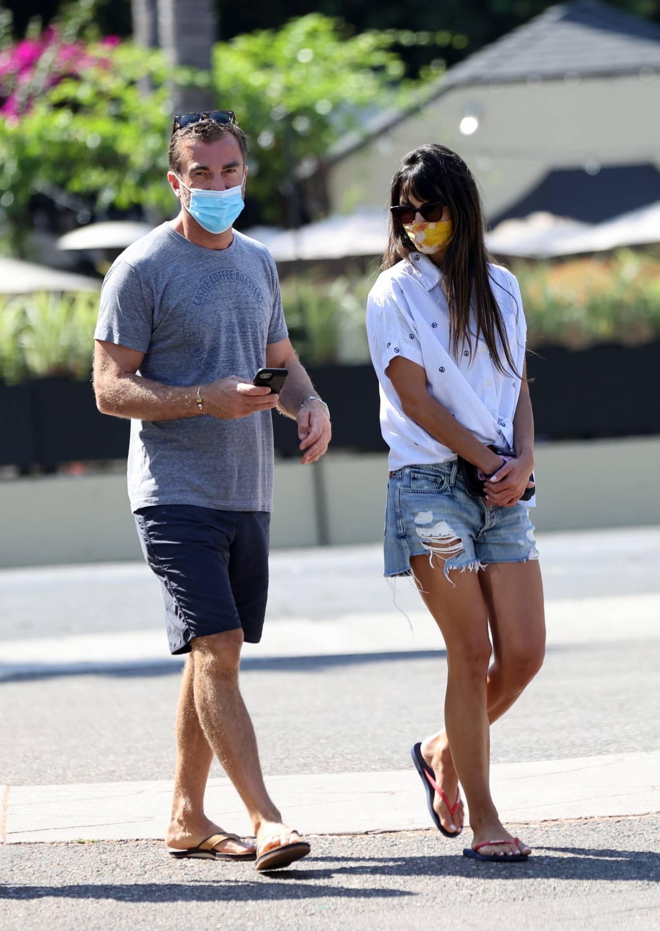 Jordana Brewster – Shopping candids with her boyfriend in Santa Monica