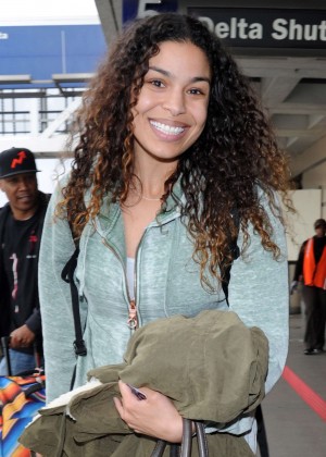 Jordin Sparks at LAX Airport in Los Angeles