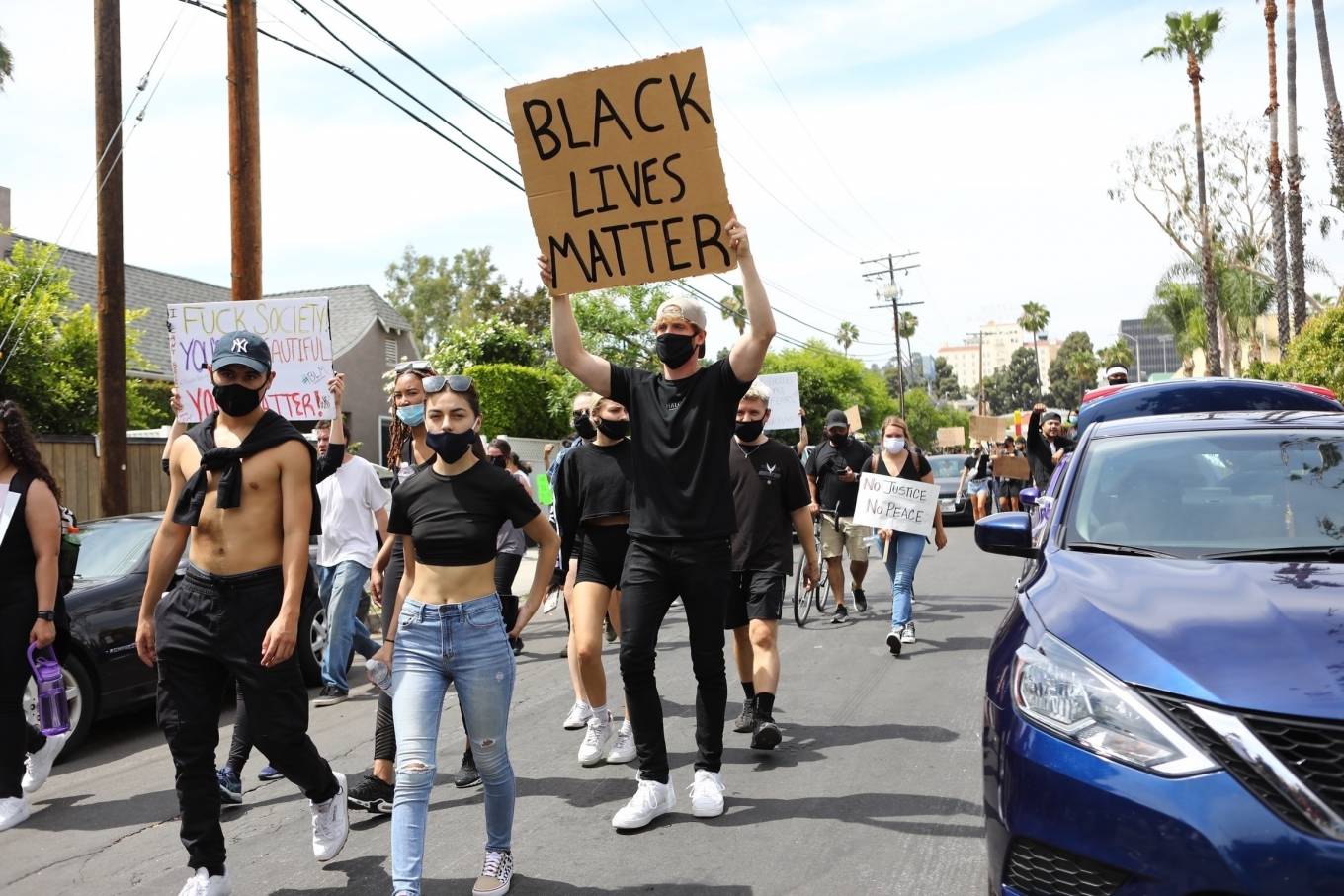 Josie Canseco â€“ Protesting with Logan Paul in Hollywood