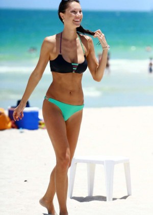 Julia Pereira in Bikini on Miami Beach