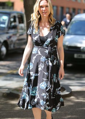 Julia Stiles - Leaves ITV Studios in London