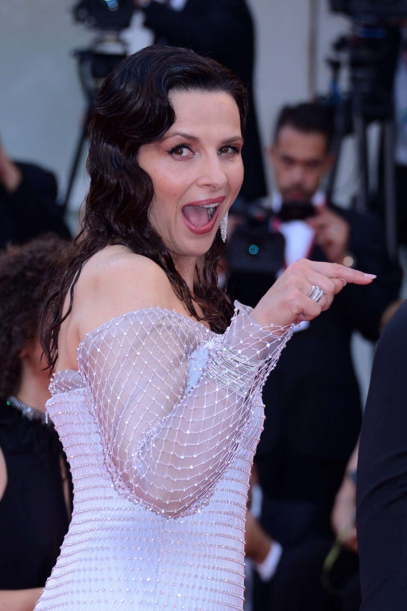 Juliette Binoche attending the Opening ceremony of the 76th Venice