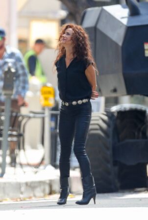 Juliette Lewis - On the set of 'Immigrant' in San Pedro