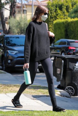 Kaia Gerber - Steps out for pilates class in West Hollywood
