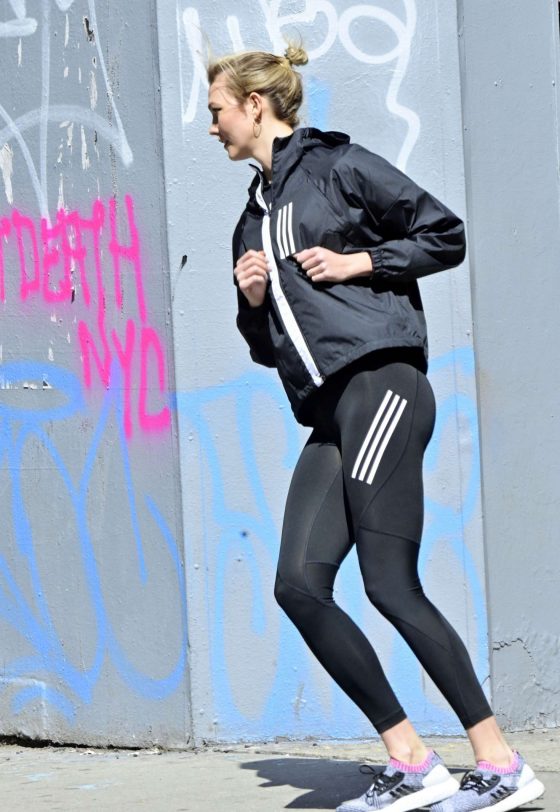 karlie kloss adidas leggings