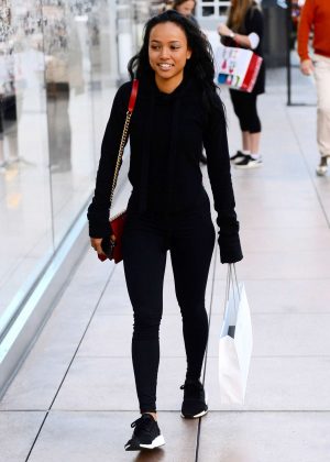 Karrueche Tran - Christmas shopping at The Grove in West Hollywood