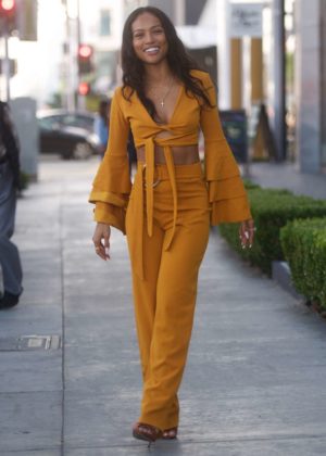 Karrueche Tran - Leaving EP and LP in West Hollywood