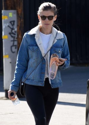 Kate Mara - Leaving a dance class in Los Angeles