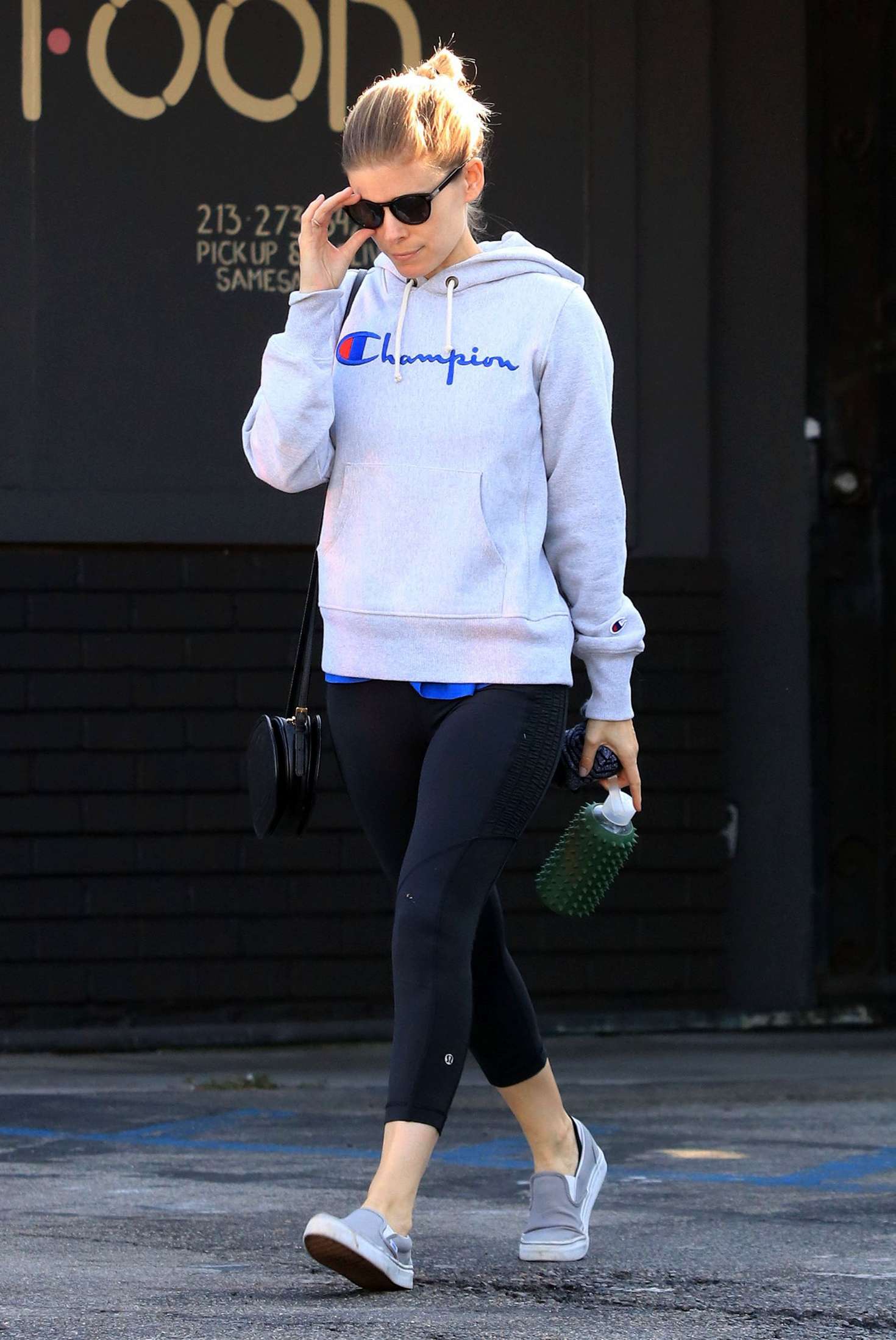 Kate Mara Leaving The Bar Method gym -01 | GotCeleb