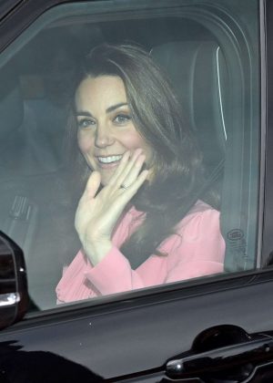 Kate Middleton - Attend the Queen's Christmas Lunch in London