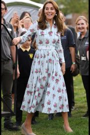 Kate Middleton - Attends the 'Back to Nature' festival in England