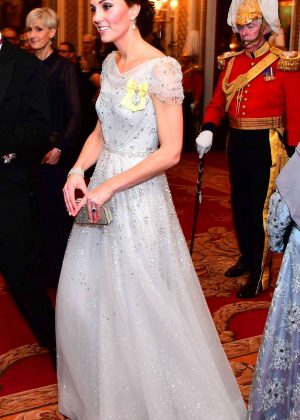 Kate Middleton - Evening reception for members of the Diplomatic Corps in London