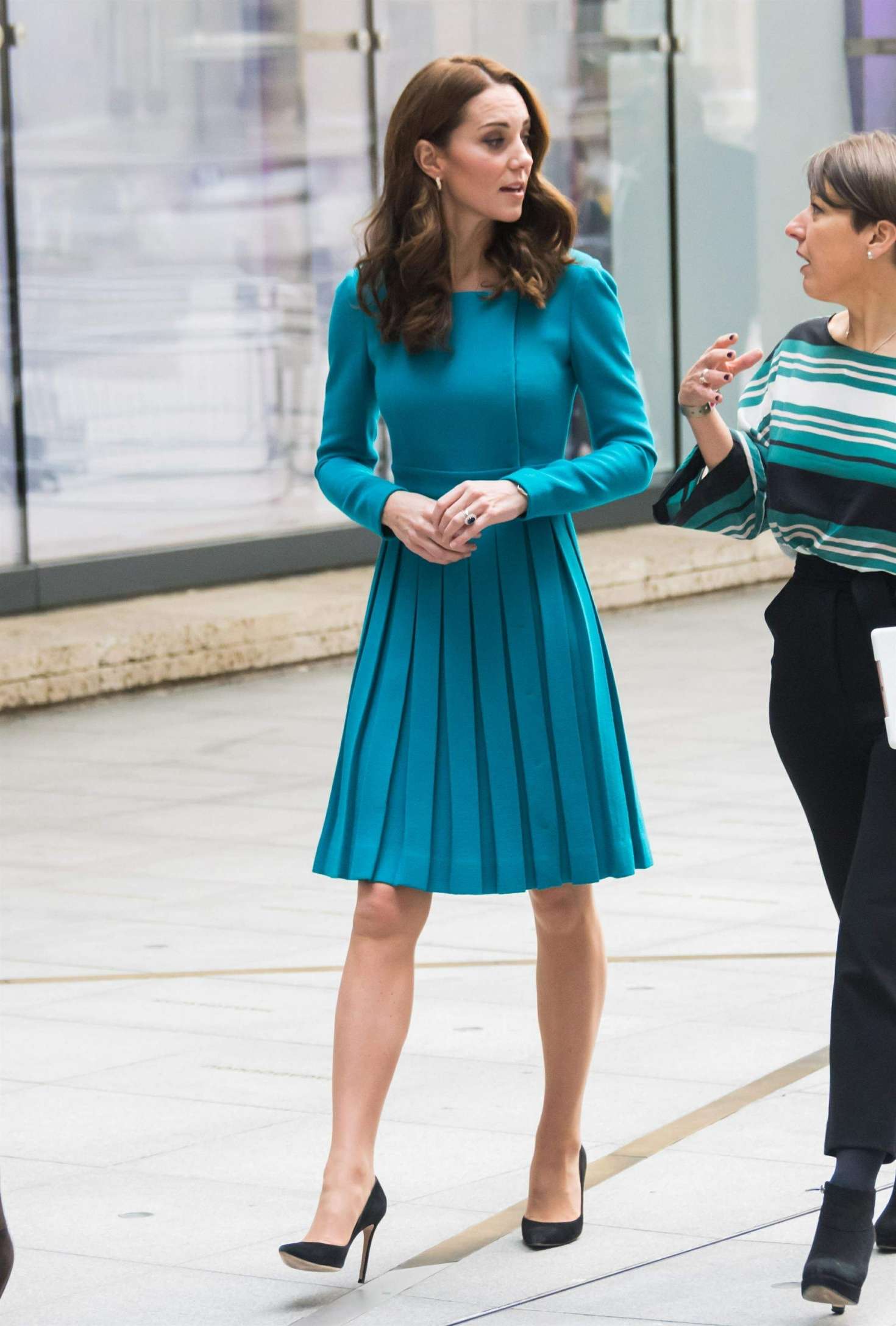 Kate Middleton: Leaving the BBC in London -01 | GotCeleb