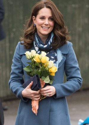 Kate Middleton - Visits Roe Green Junior School in London