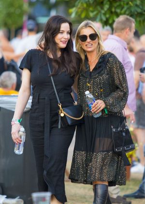 Kate Moss and Liv Tyler at Summer Time Festival in London