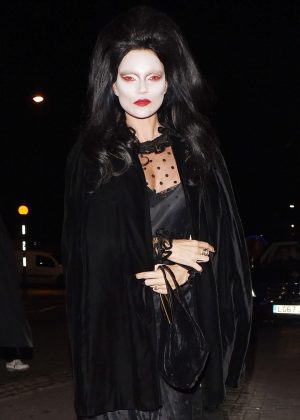 Kate Moss and Nikolai von Bismarck - Arriving at LAYLOW Halloween Party in London