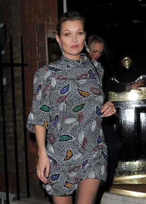 Kate Moss night out in Chelsea