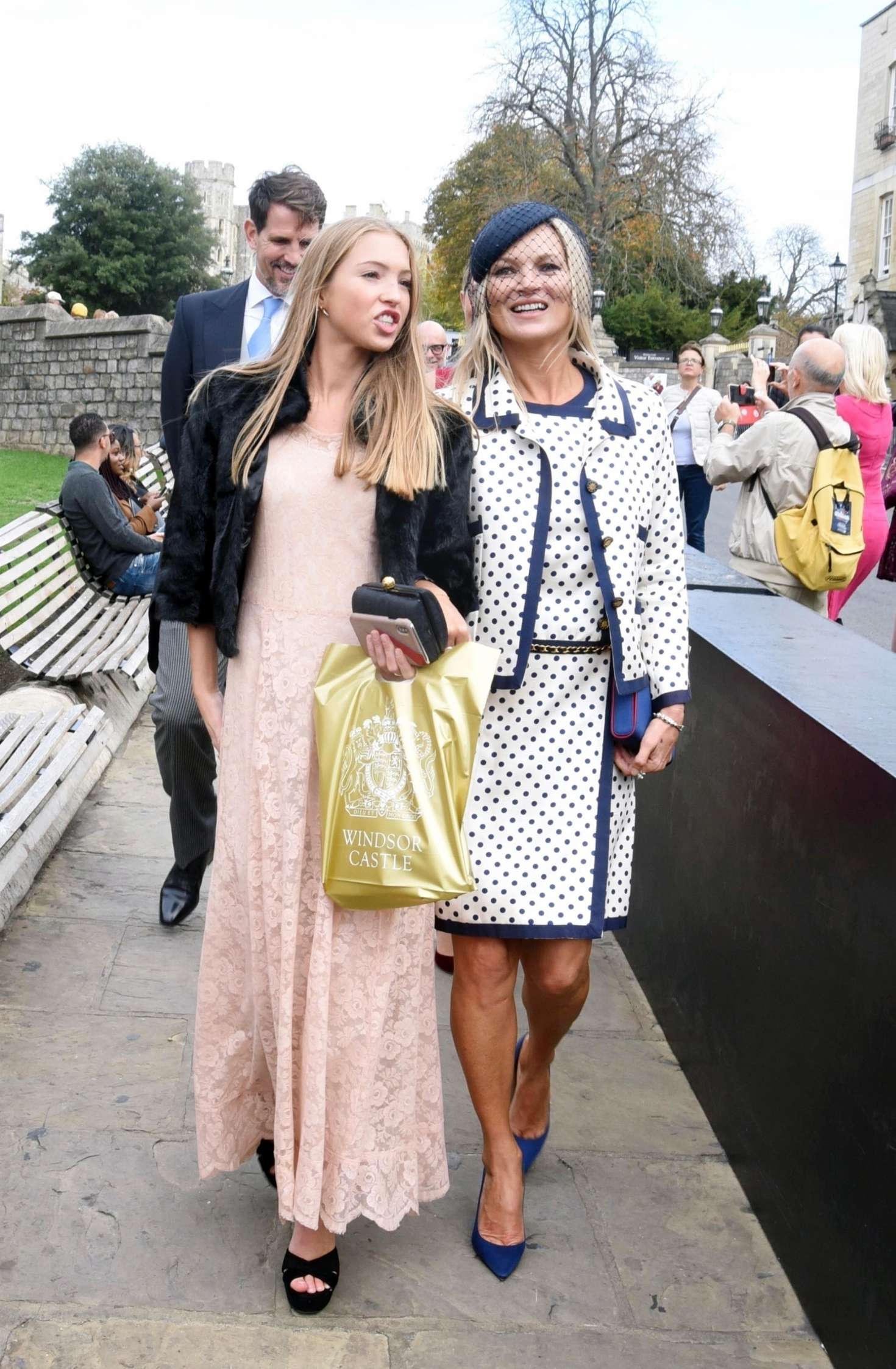 Kate Moss With Her Daughter Lila Grace Moss Leaving Windsor Castle 02 Gotceleb 6422