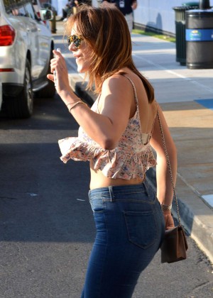 Katharine McPhee in Tight Jeans at the US Open in NY