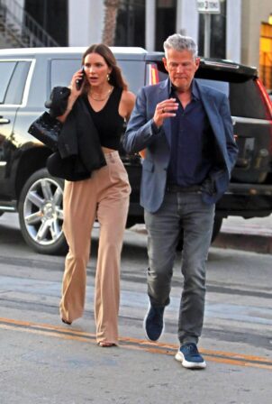 Katharine McPhee - With David Foster ahead of a dinner date in Los Angeles