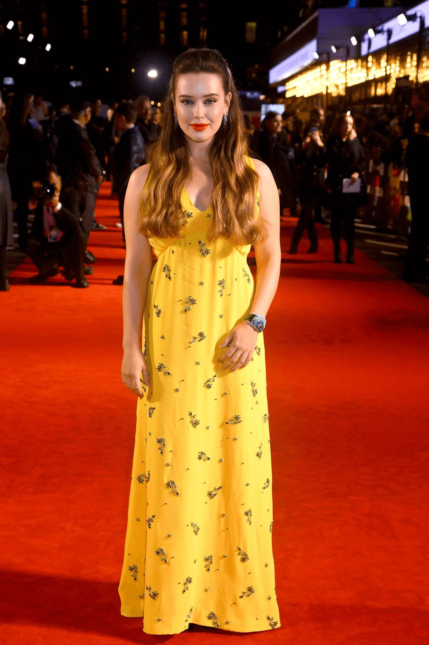 Katherine Langford - Knives Out Premiere - 2019 BFI London Film