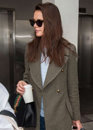 Katie Holmes at LAX Airport in Los Angeles
