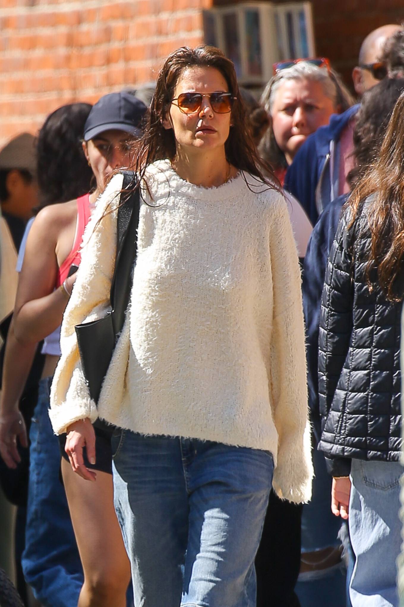 Katie Holmes – Seen as walking around in SoHo – New York – GotCeleb