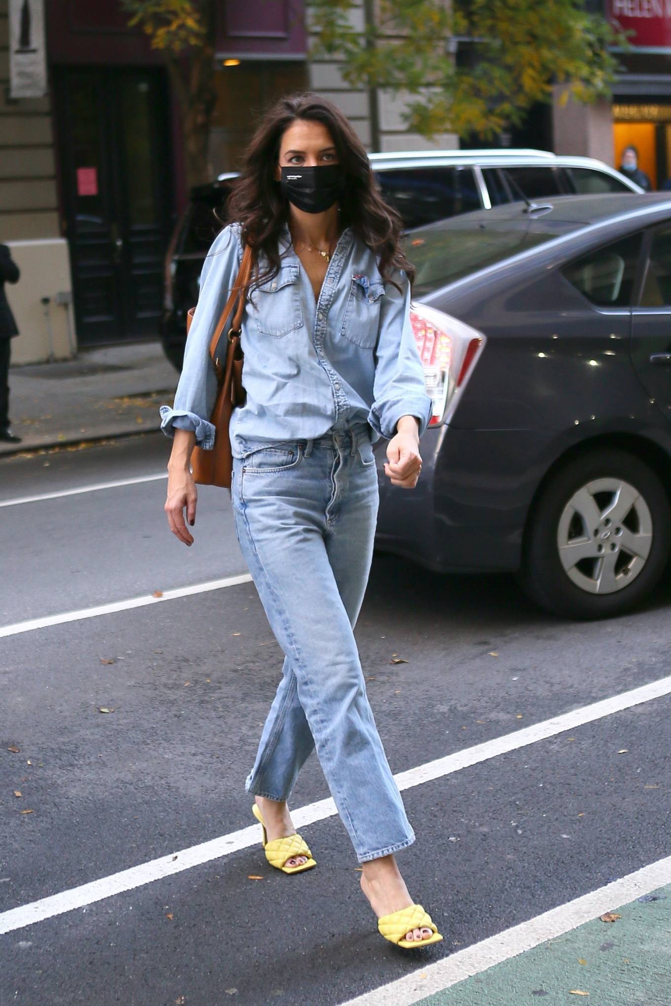 Katie Holmes – Seen out in New York