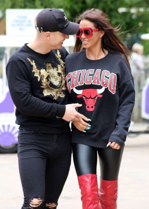 Katie Price and Kris Boyson out in London
