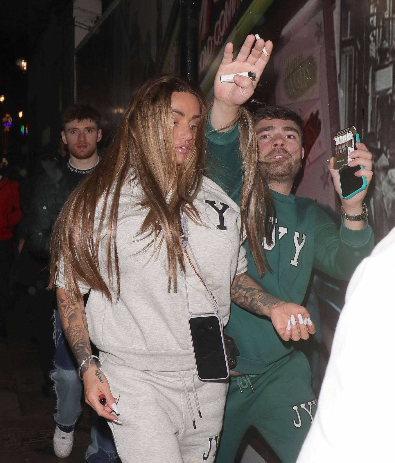 Katie Price – Night out in Soho with Olympic gold medalist Matty Lee ...