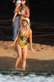 Katy Perry in Swimsuit - Shooting her new music video in Hawaii