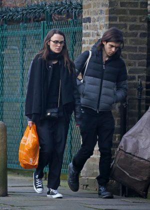 Keira Knightley and James Righton Out Shopping in London