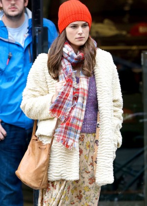 Keira Knightley - Filming 'Collateral Beauty' set in New York