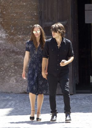 Keira Knightley - Out and about in Rome