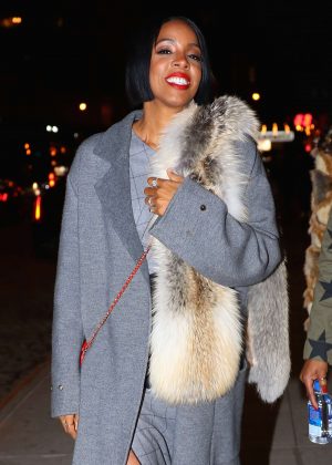Kelly Rowland - Arrives to Migo's Listening Party in New York