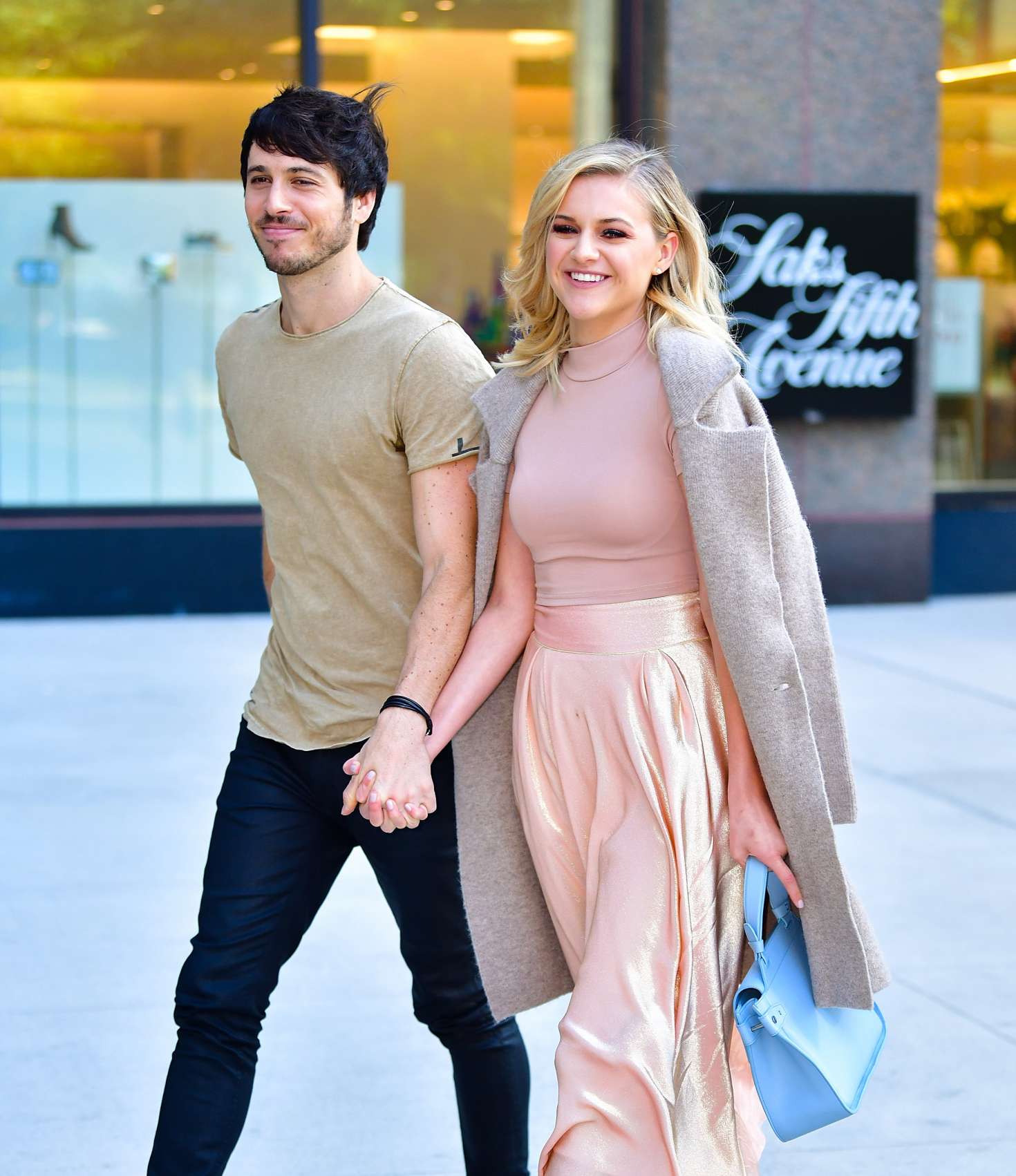 Kelsea Ballerini with Morgan Evans out in NYC -02 | GotCeleb